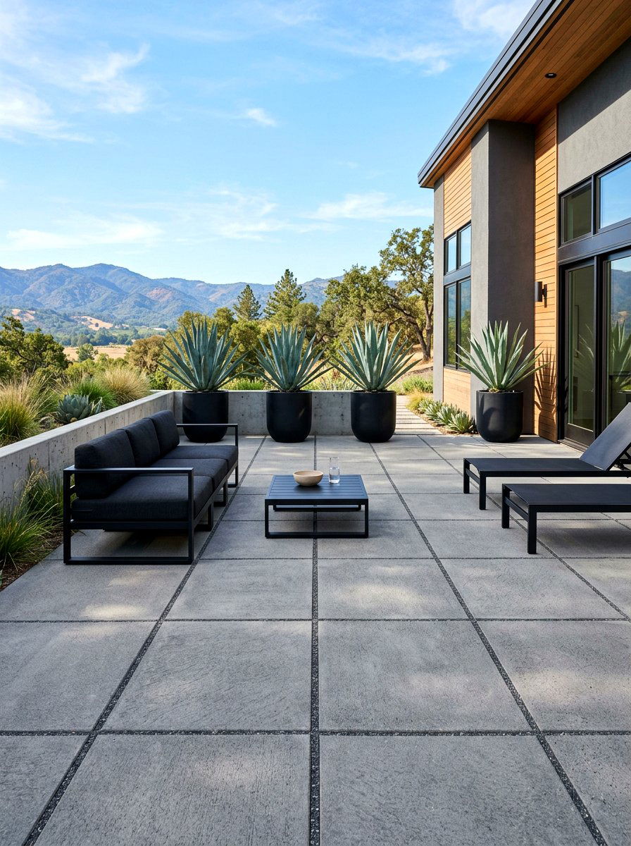 Concrete Patio Slab - 30 backyard hosting aesthetic ideas
