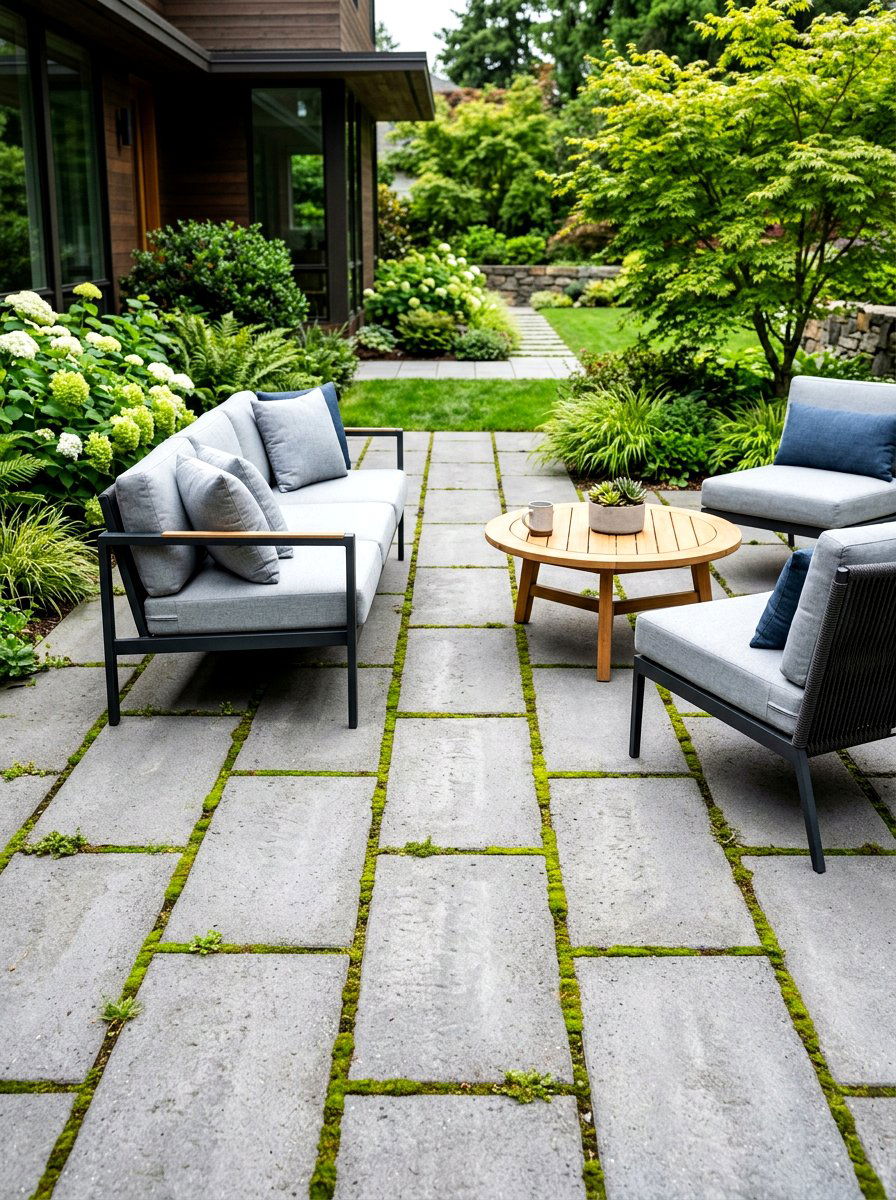 Concrete Paver Patio - 30 wine country patio ideas