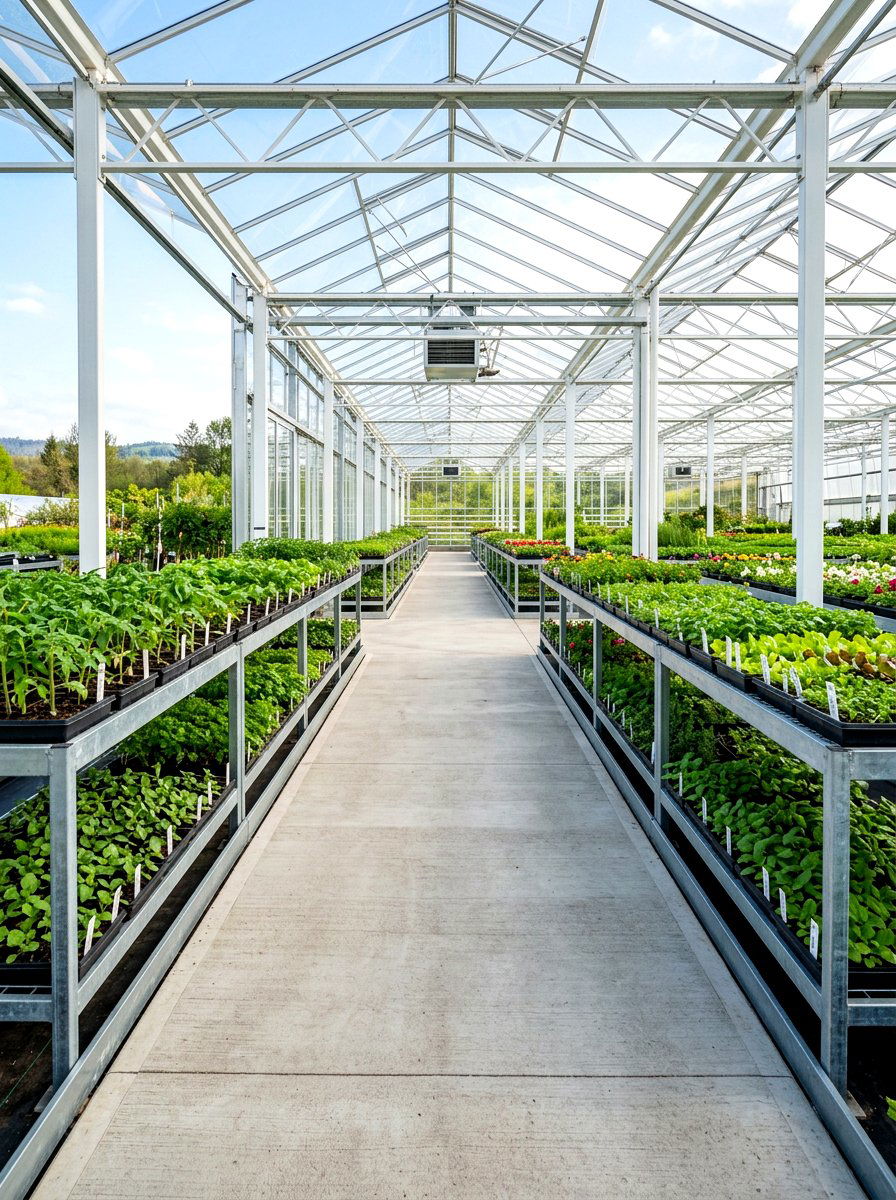 Concrete Slab Greenhouse Walkway - 30 greenhouse walkway ideas