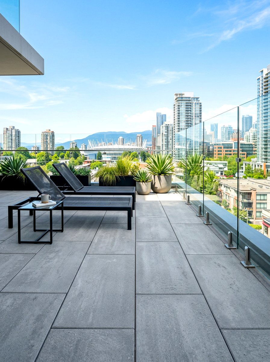 Concrete Slab Patio - 30 low maintenance backyard landscaping ideas