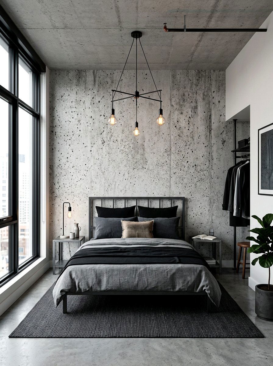 Concrete Texture Wallpaper - 30 mural wallpaper bedroom aesthetic ideas