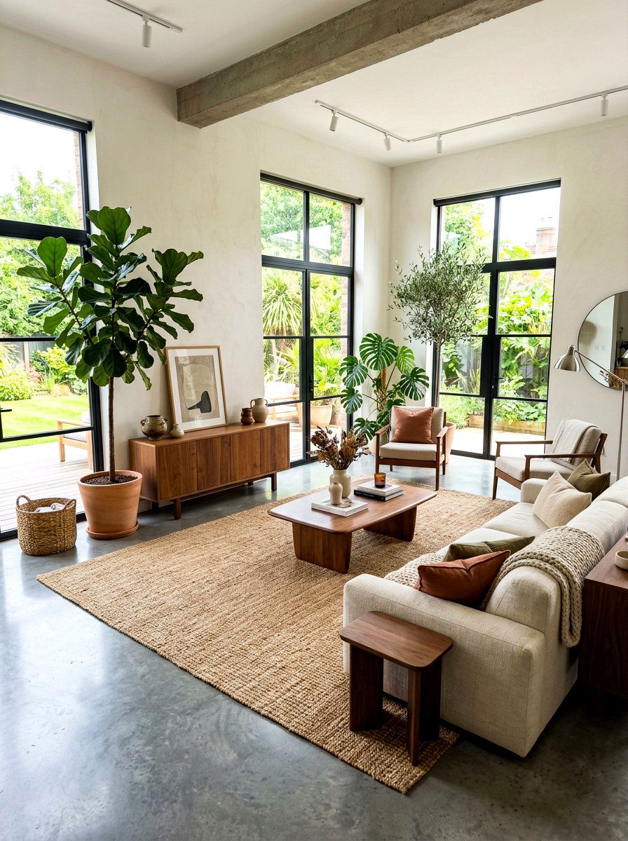 30 Organic Modern Living Room Ideas for Warm, Elevated Style