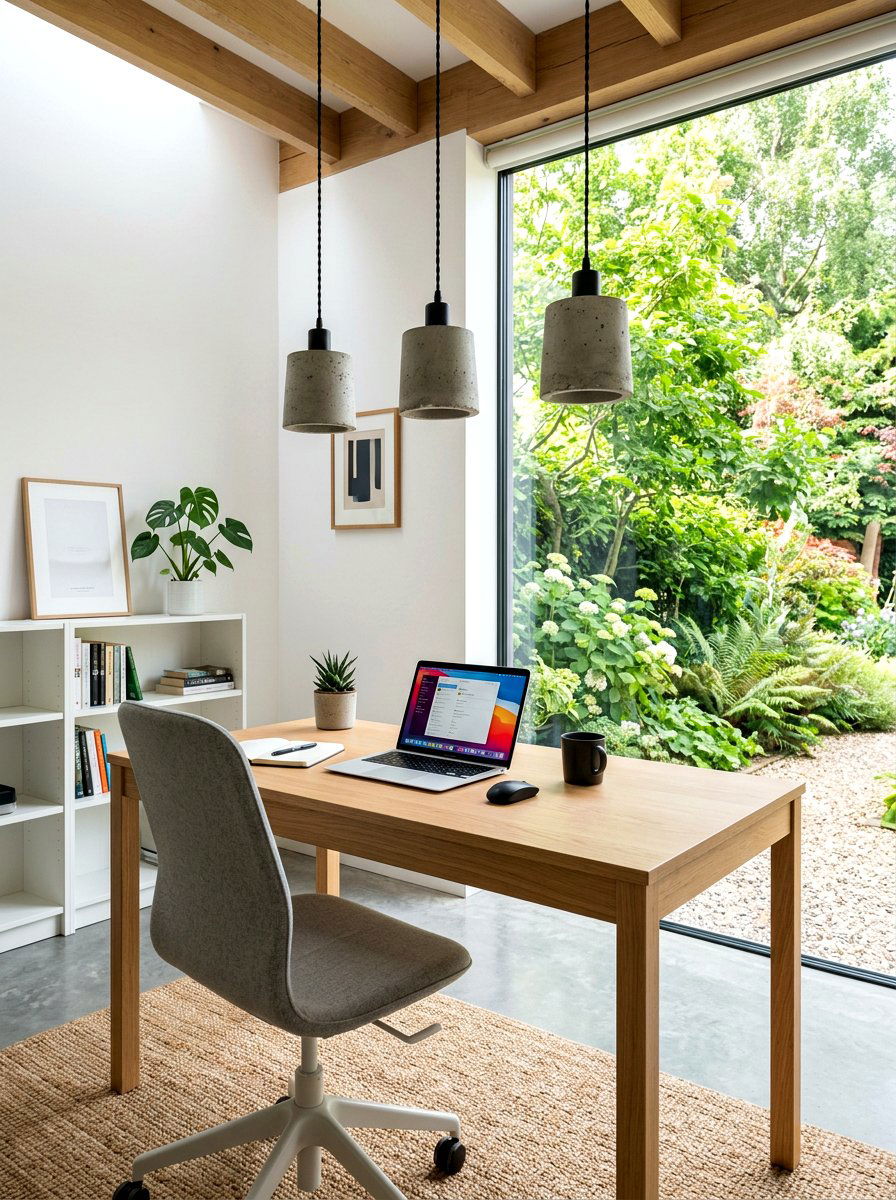 Concrete pendant light set - 30 dramatic pendant cluster ideas