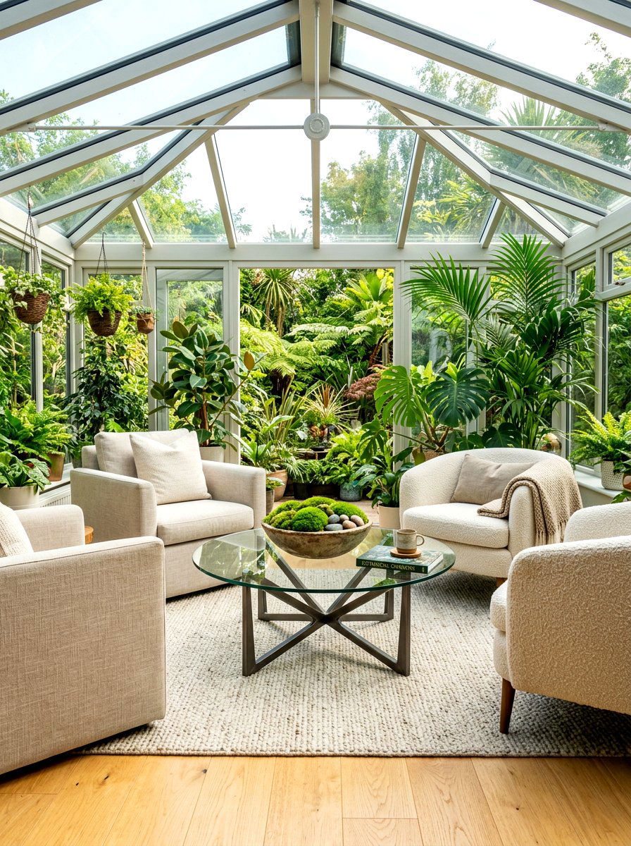 Conservatory coffee table - 30 conservatory decor ideas