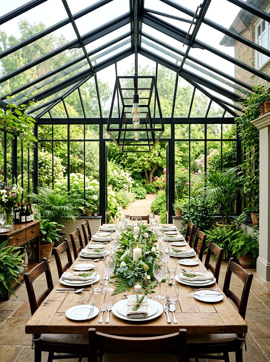 Conservatory dining room - 30 conservatory ideas