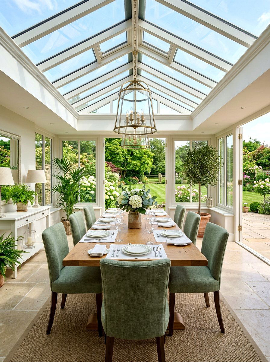 Conservatory dining room - 30 conservatory decor ideas