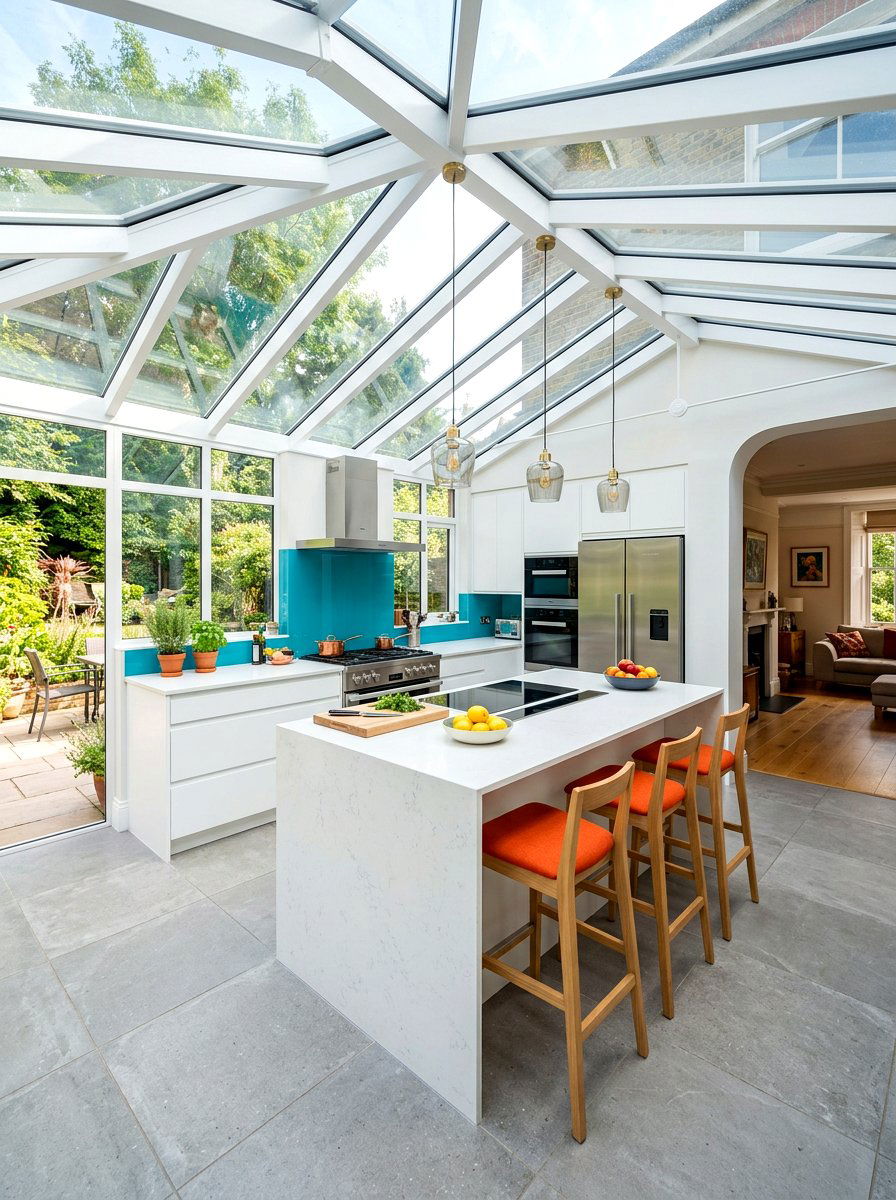 Conservatory kitchen extension - 30 conservatory ideas