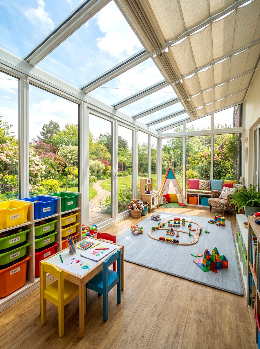 Conservatory playroom - 30 conservatory ideas