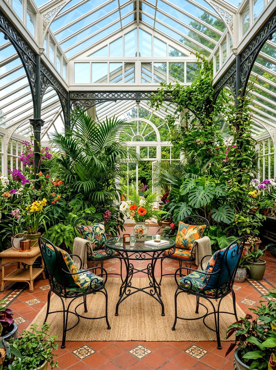 Conservatory seating area - 30 quiet room ideas