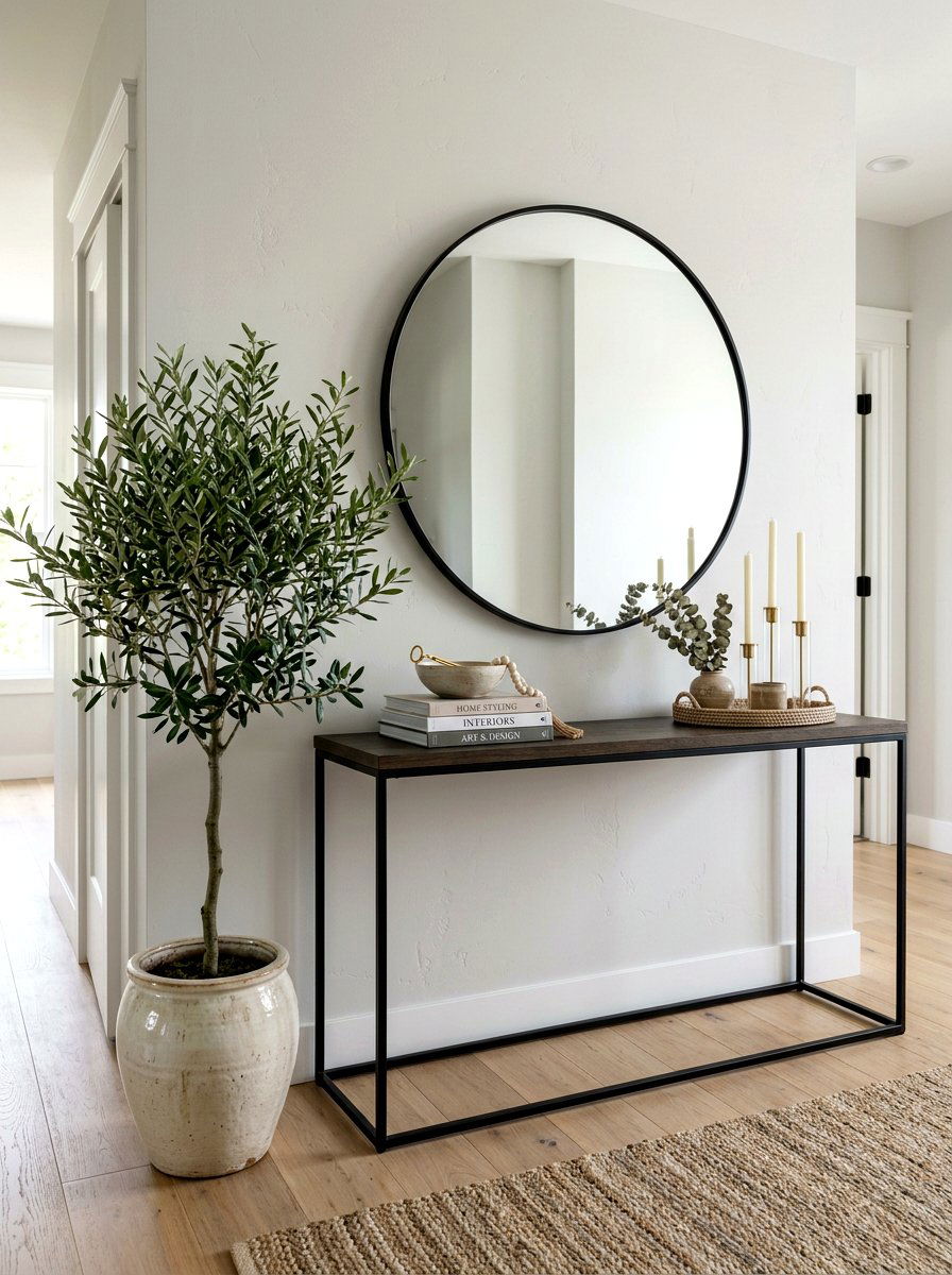 Console Table Olive Tree - 30 olive tree entry ideas