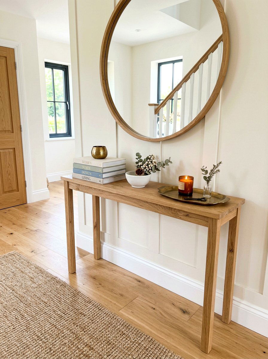 Console Table Styling - 30 spring hallway refresh ideas