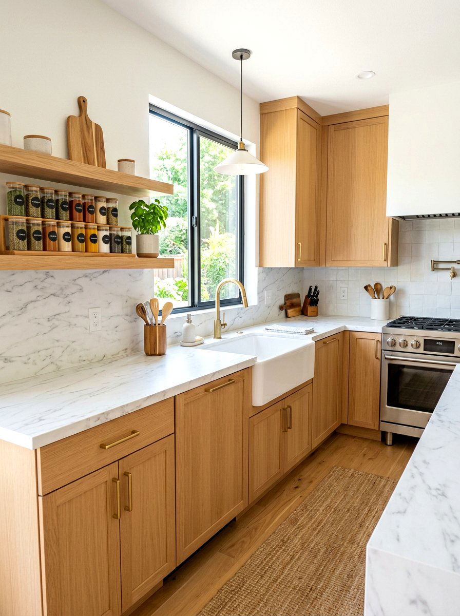 Contact Paper Countertops - 30 budget kitchen ideas