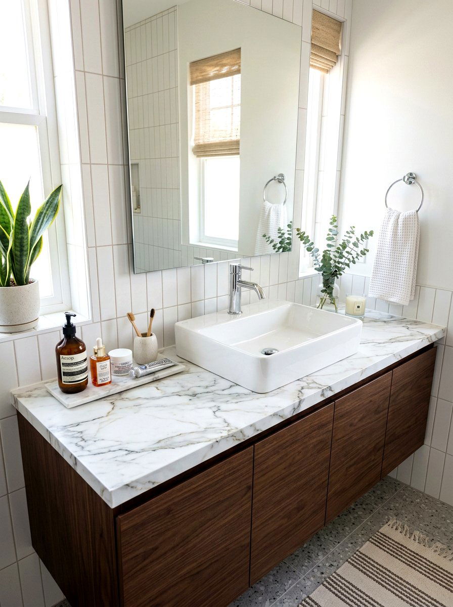 30 Renter Friendly Bathroom Decor Ideas for Big Style on a Budget