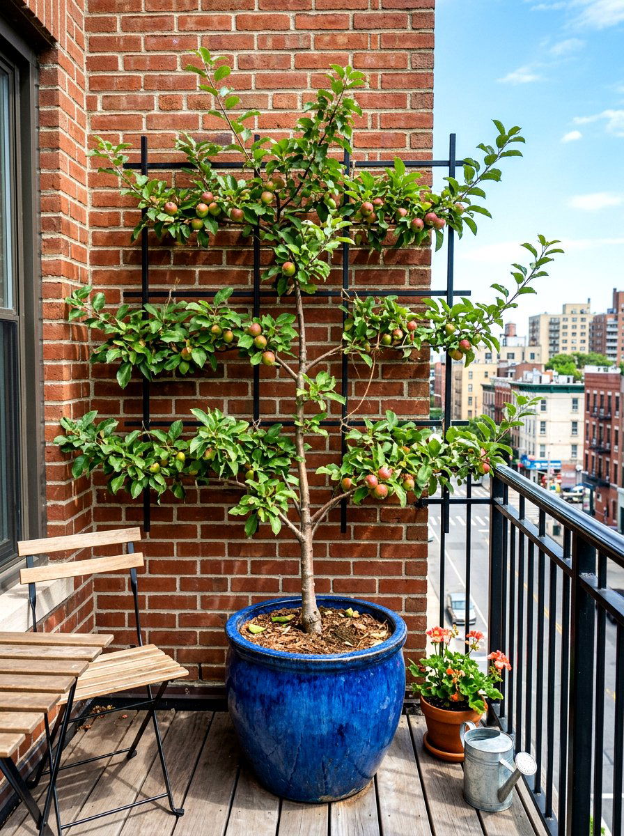 Container Fruit Tree - 30 espalier fruit tree wall ideas