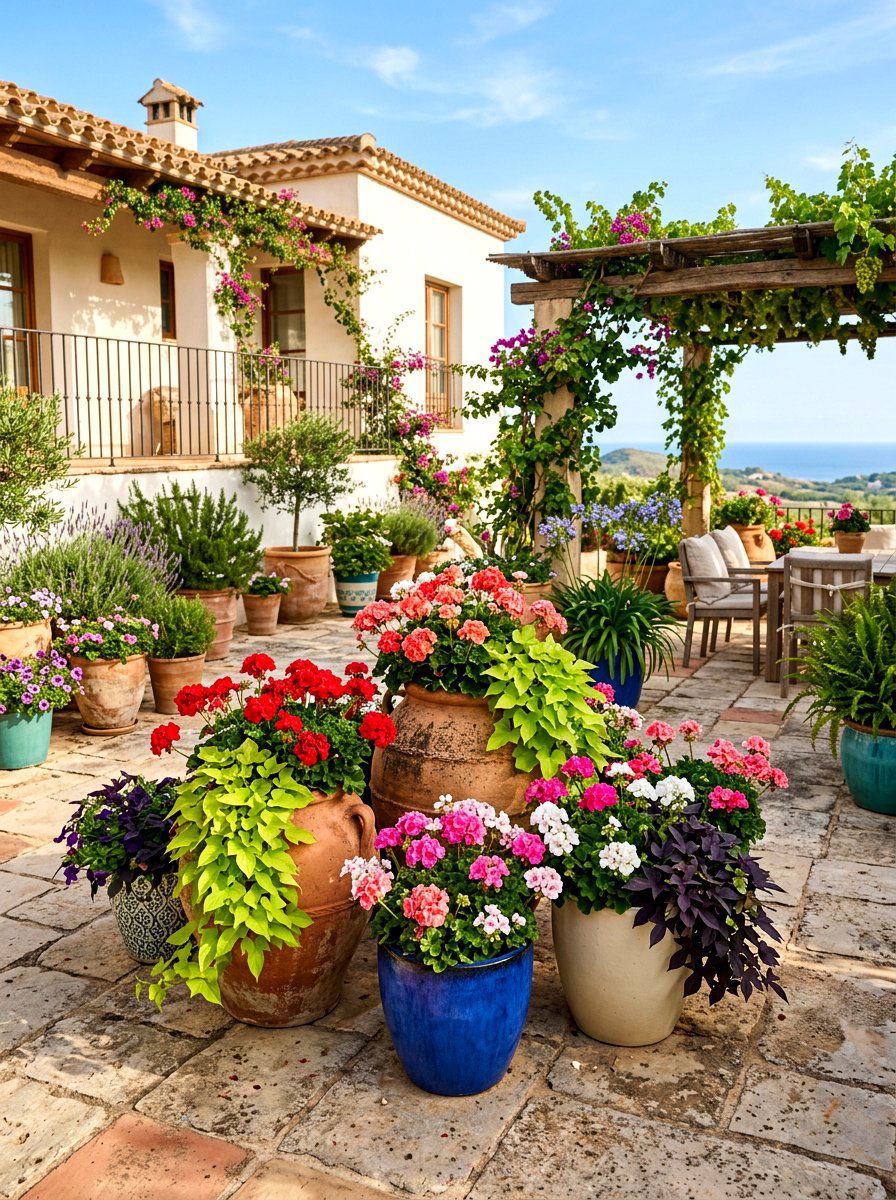 Container Gardening - 30 low maintenance landscaping ideas