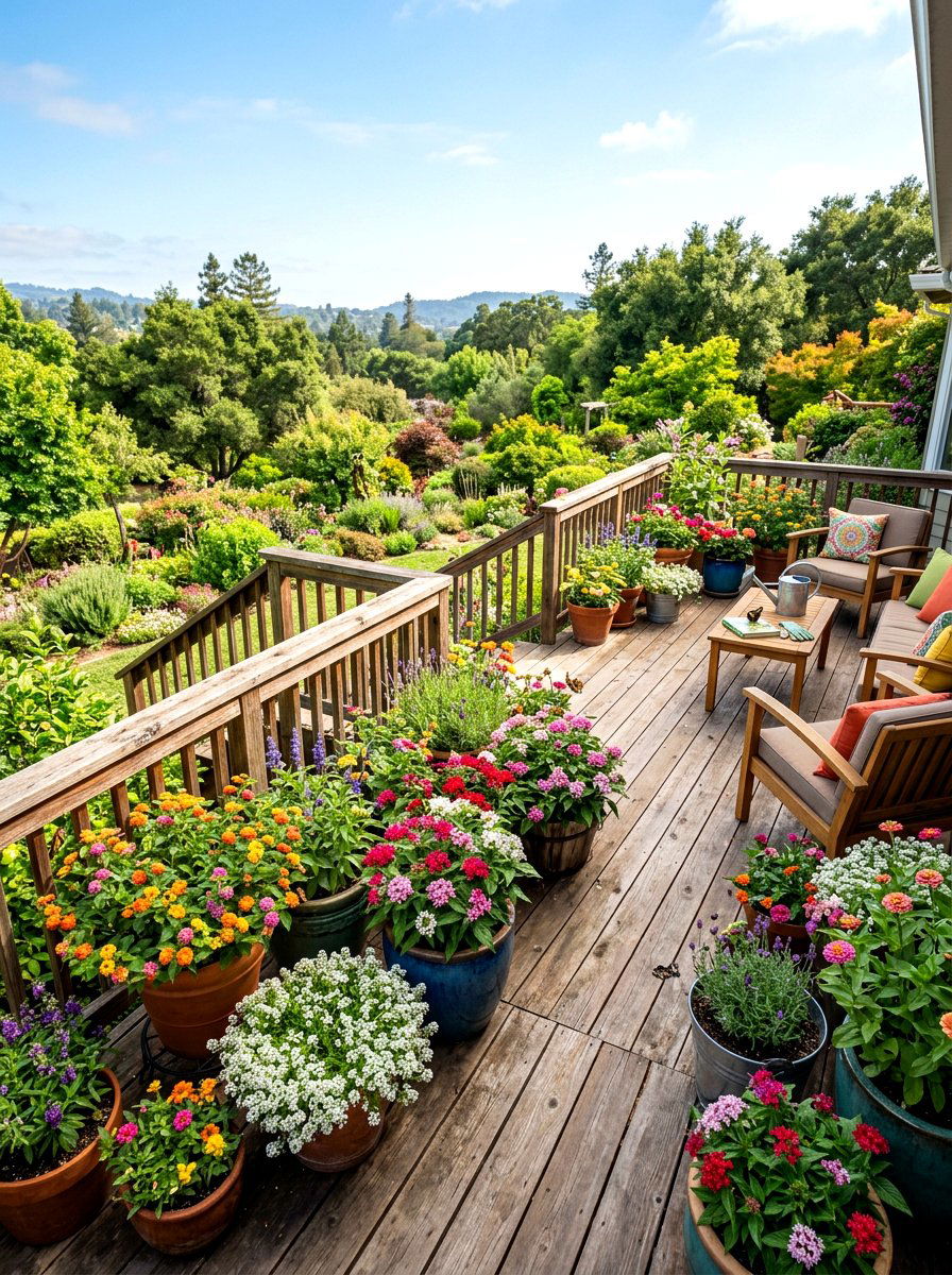 Container Pollinator Garden - 30 pollinator garden ideas