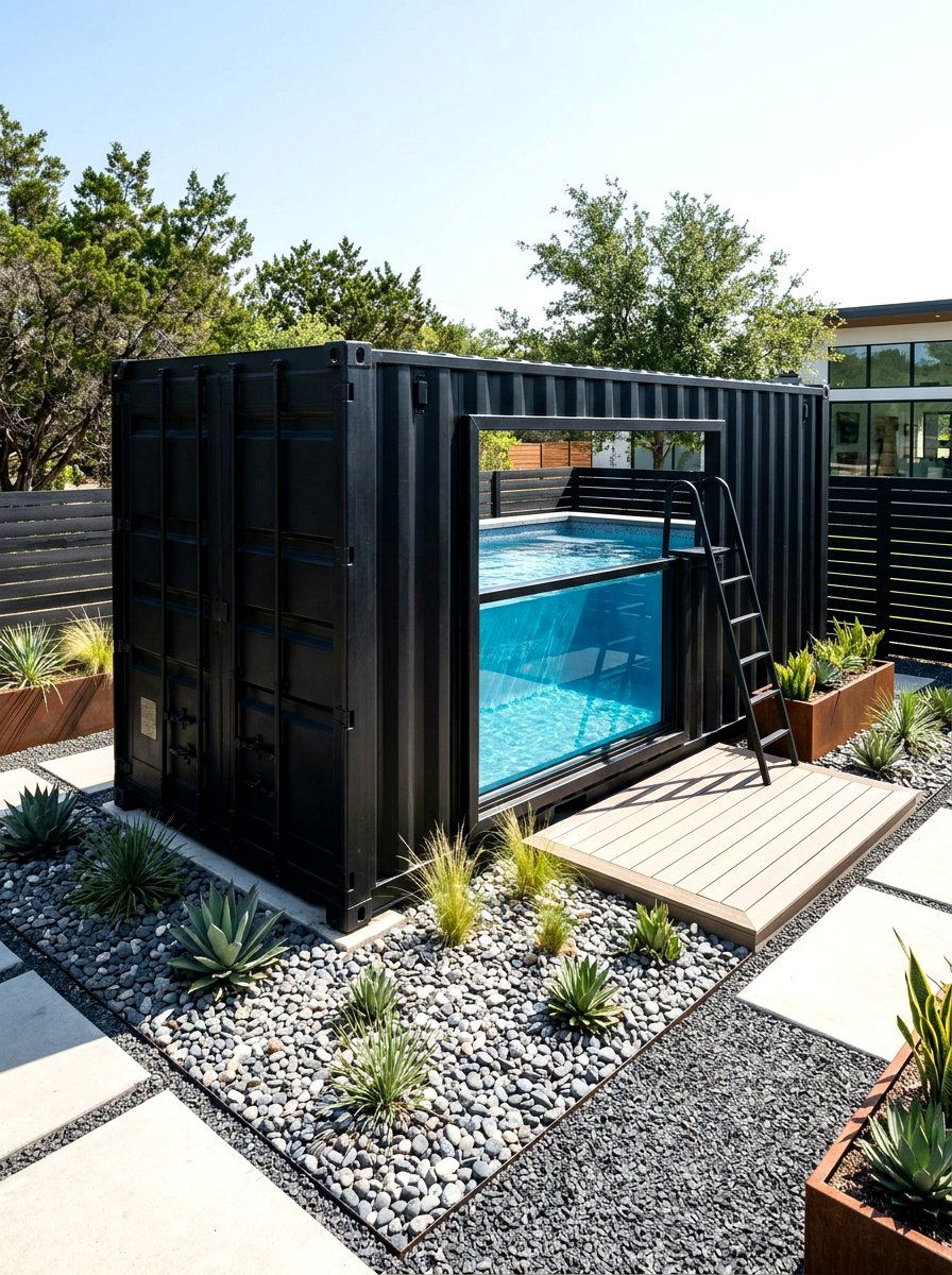 Container Pool Small Spaces - 30 family pool ideas