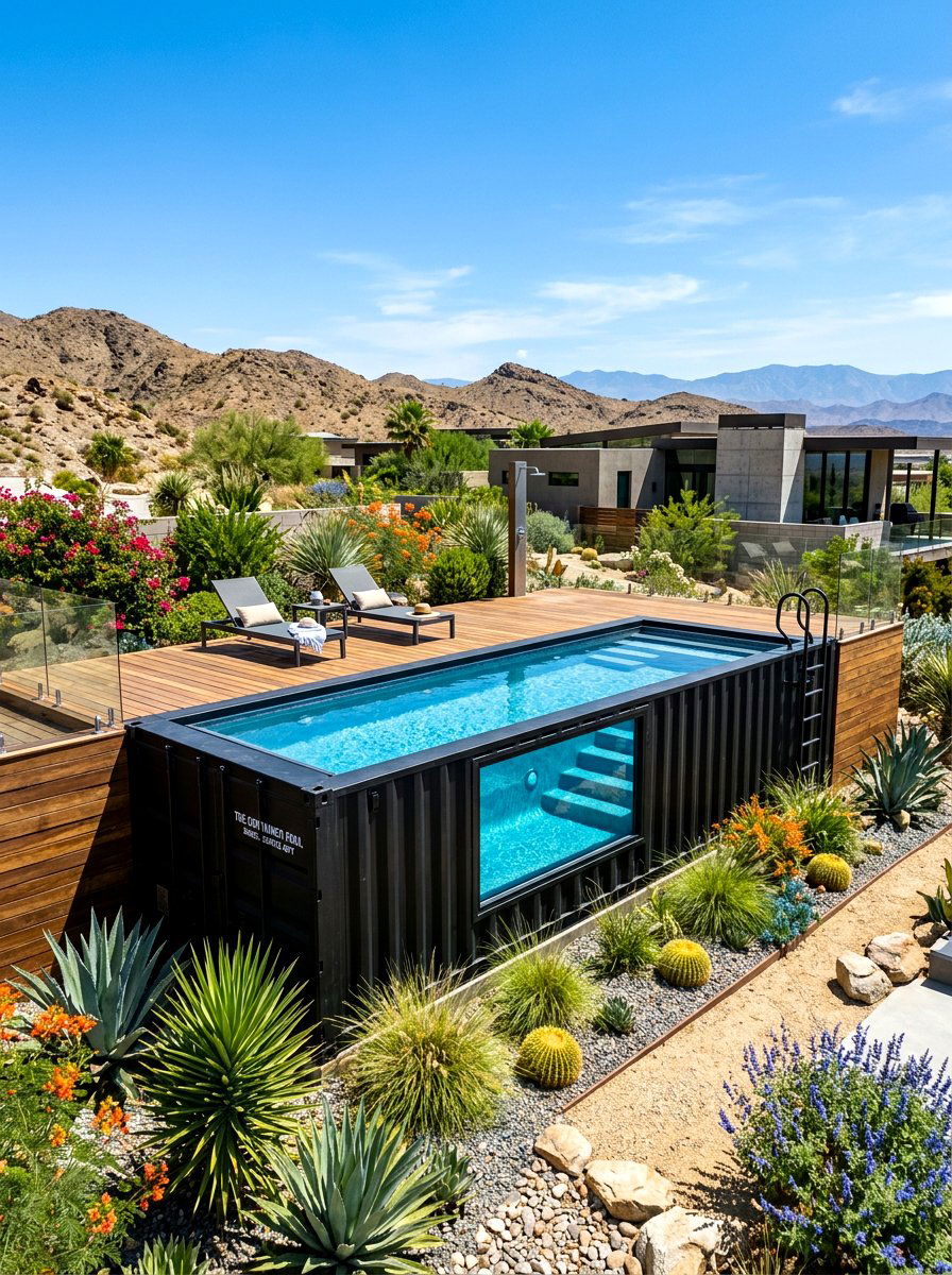 Container Pool - 30 backyard pool ideas