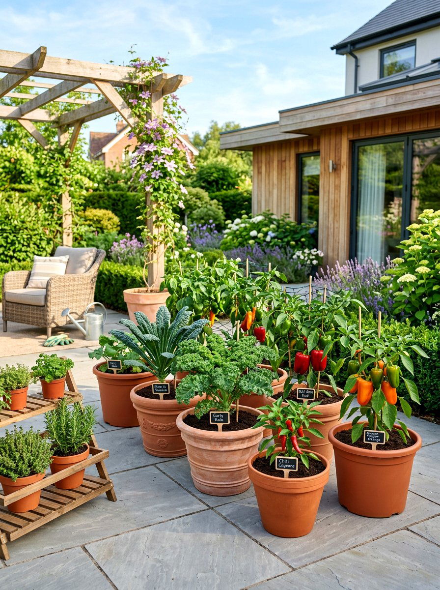 Container Vegetable Garden - 30 budget vegetable garden ideas