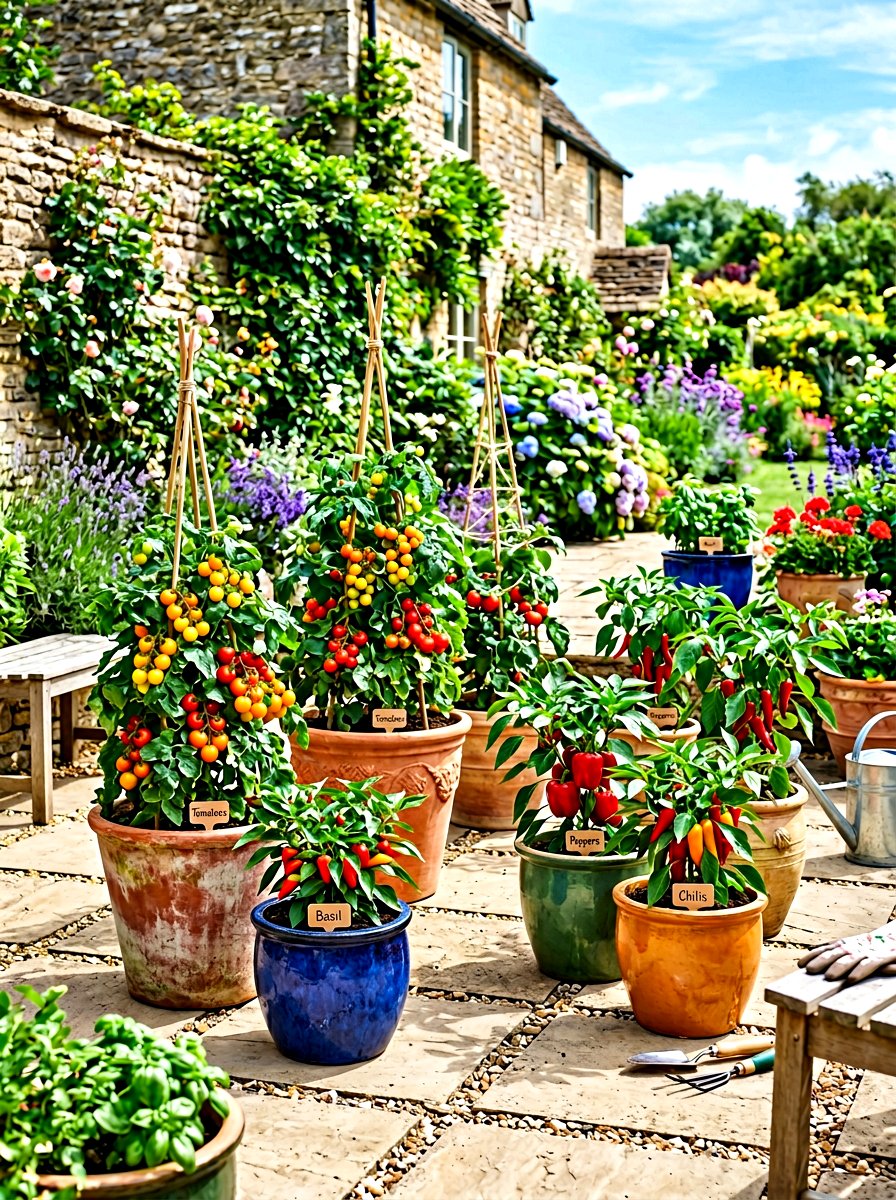 Container Vegetable Garden - 30 kitchen vegetable garden ideas