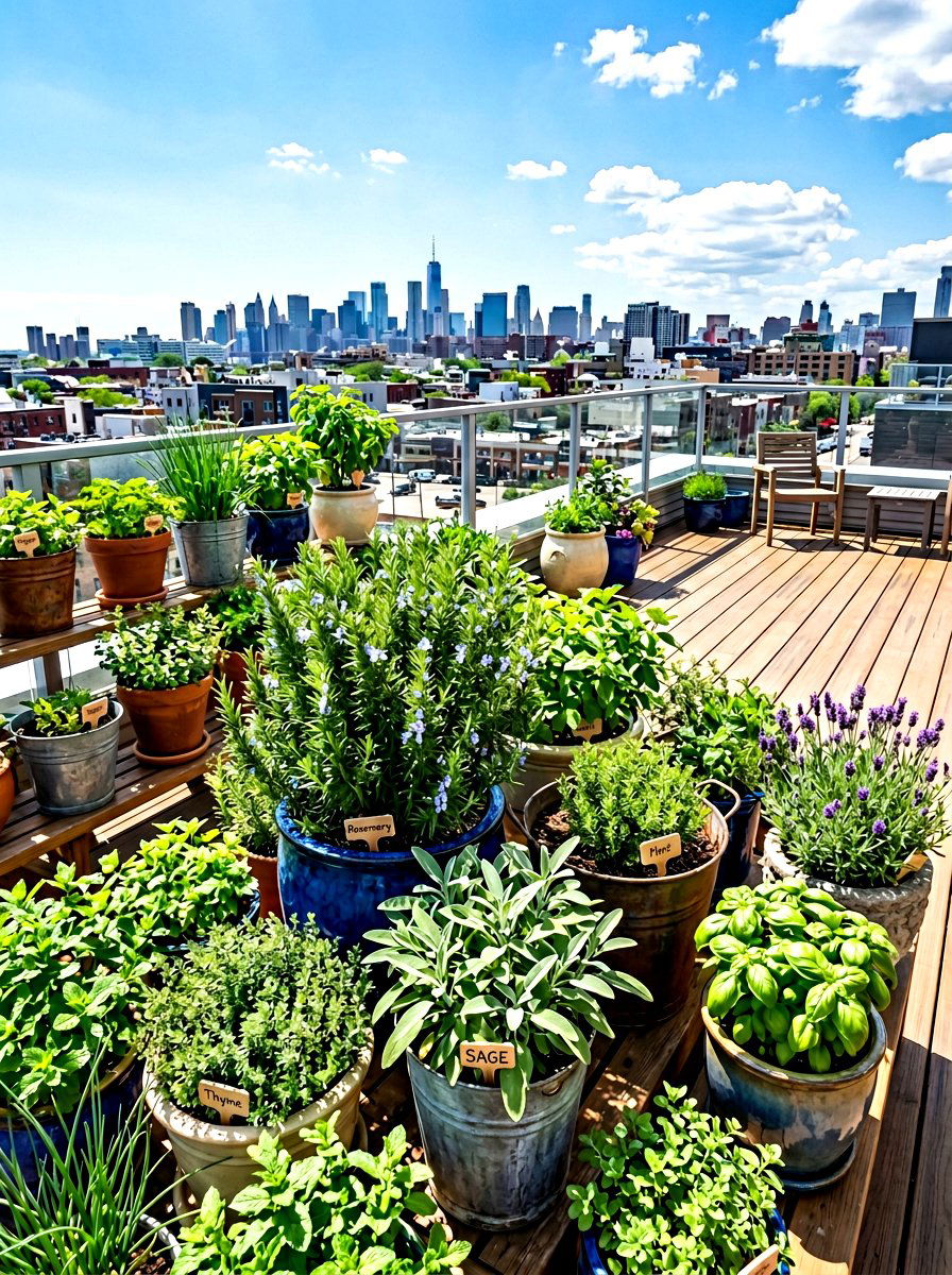 Container herb garden - 30 herb garden ideas