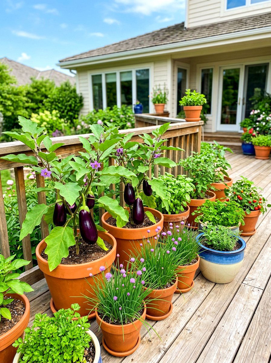 Container vegetable garden - 30 patio vegetable garden ideas