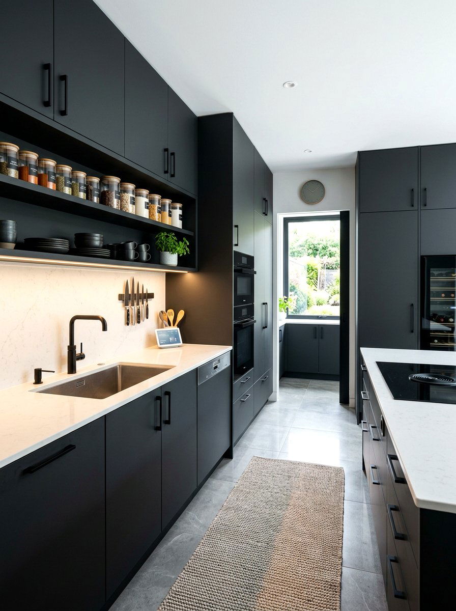 Contemporary Back Kitchen - 30 small prep kitchen ideas