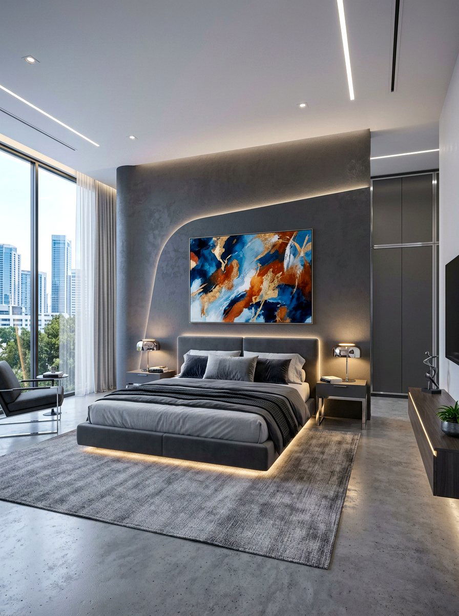 Contemporary Bedroom - 30 viral bedroom decor ideas