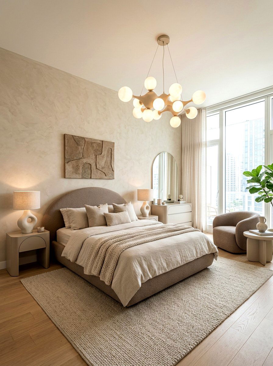 Contemporary Beige Bedroom - 30 tonal beige bedroom ideas
