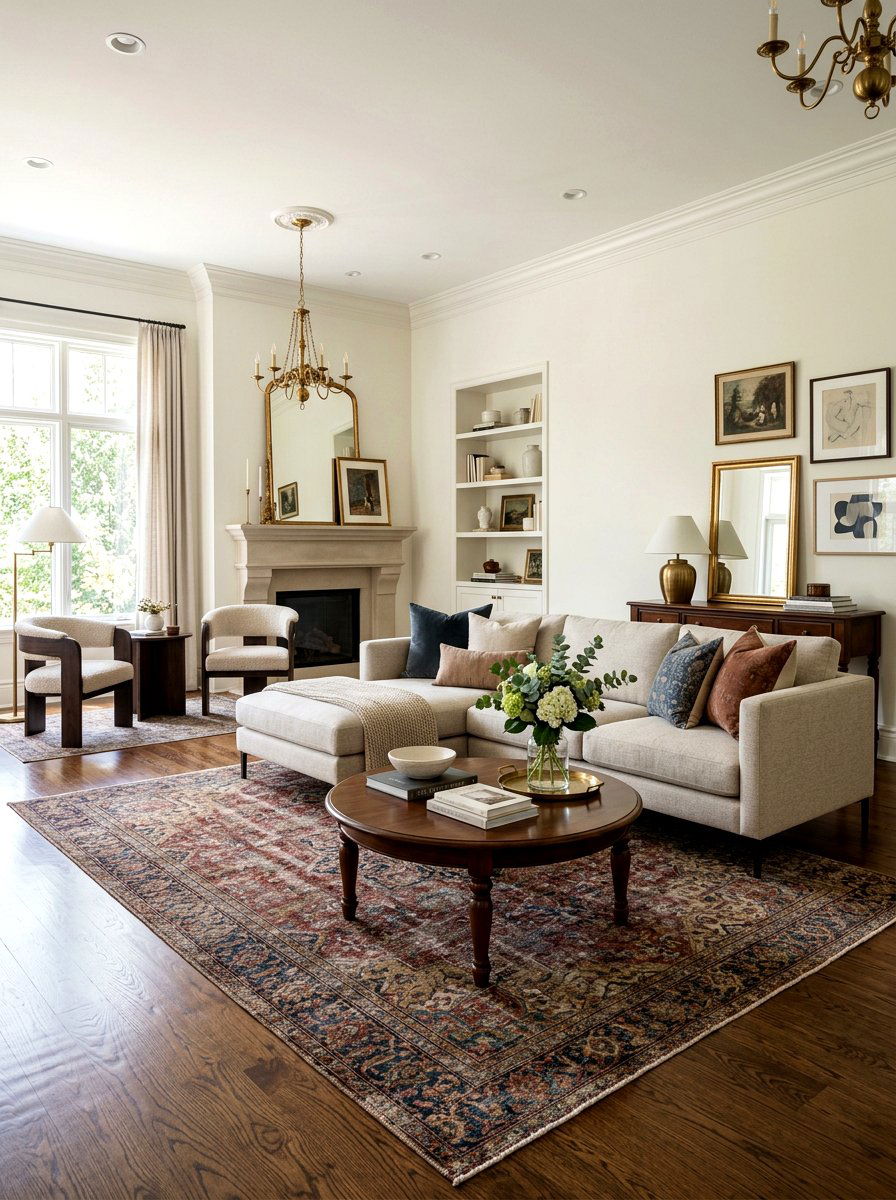 Contemporary Classic Living Room - 30 Nancy Meyers living room ideas