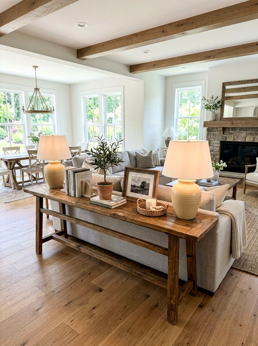 Contemporary Country Manor - 30 country manor living room ideas