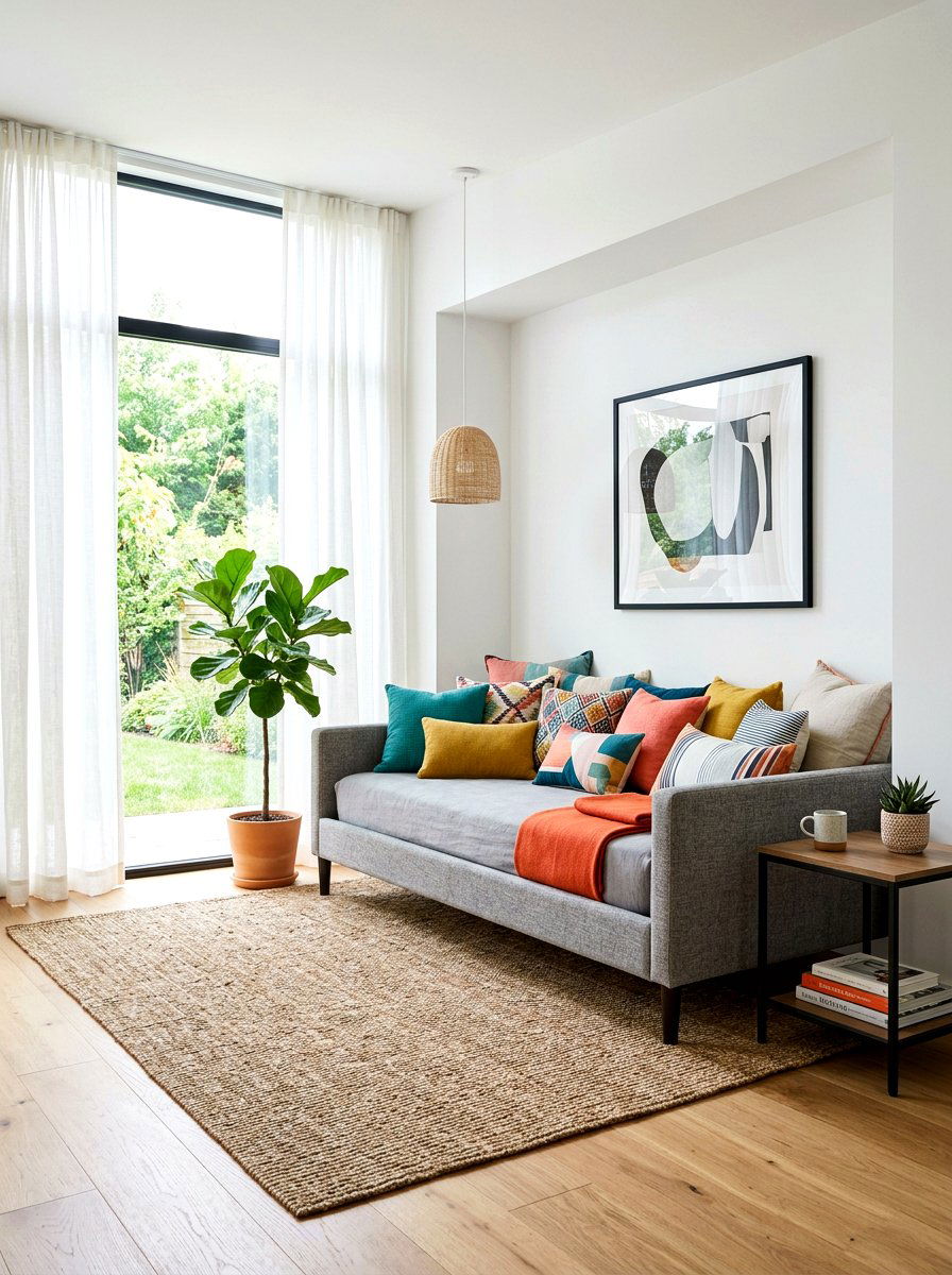 Contemporary Daybed - 30 bedroom sitting area ideas