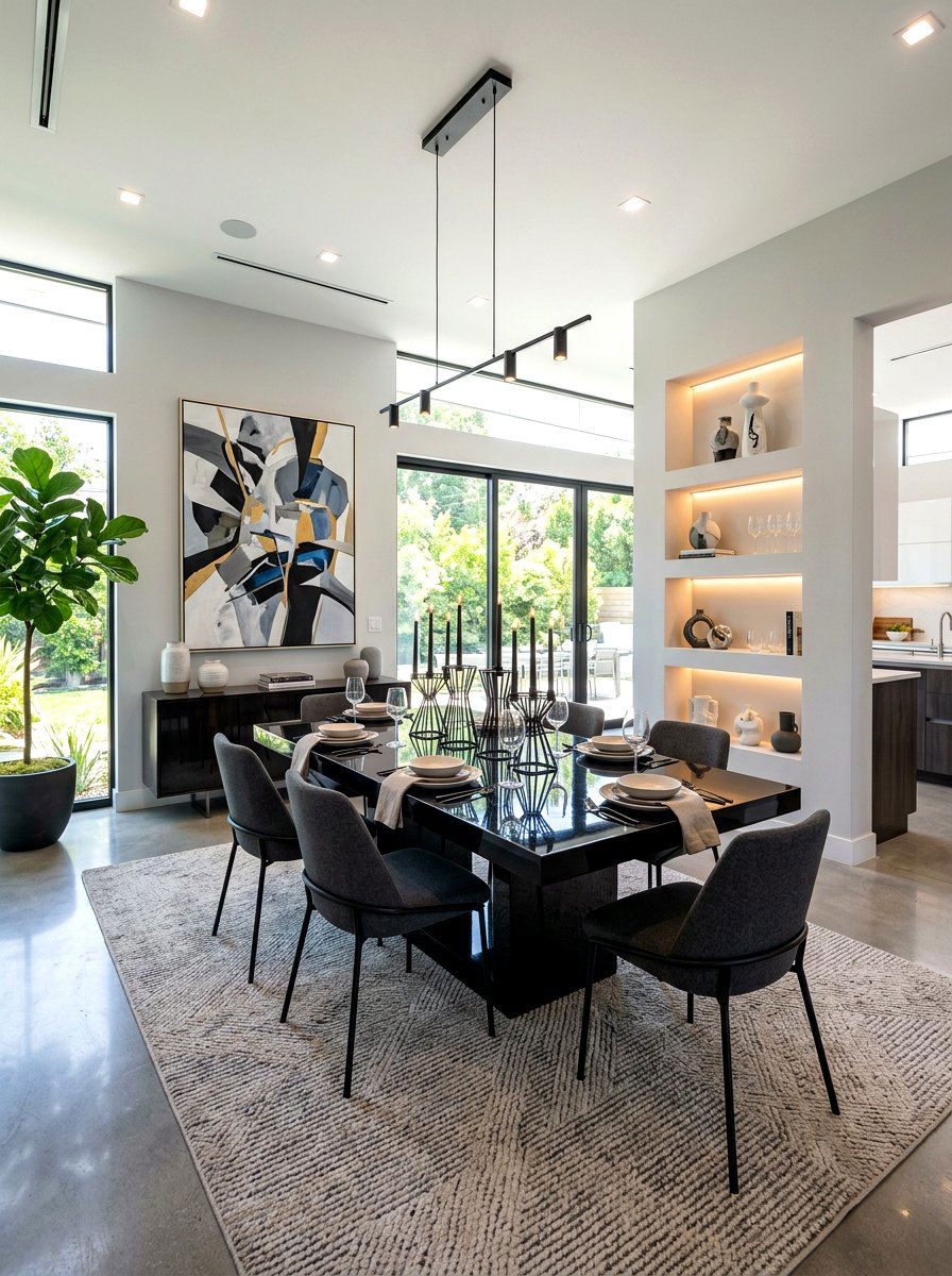 Contemporary Dining Room Candlelight - 30 candlelit dining room ideas