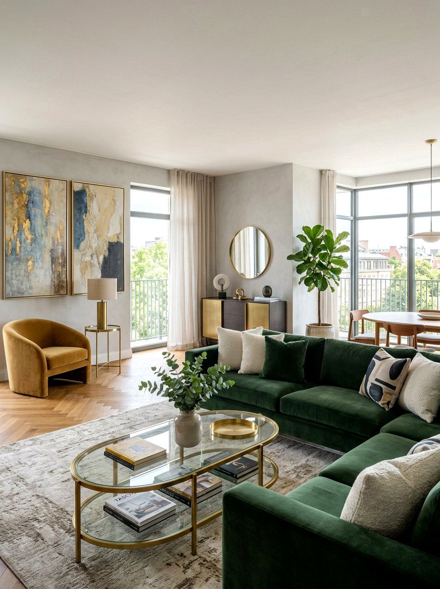 Contemporary European Living Room - 30 European villa living room ideas