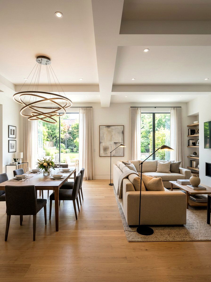 Contemporary Great Room Lighting - 30 great room ideas