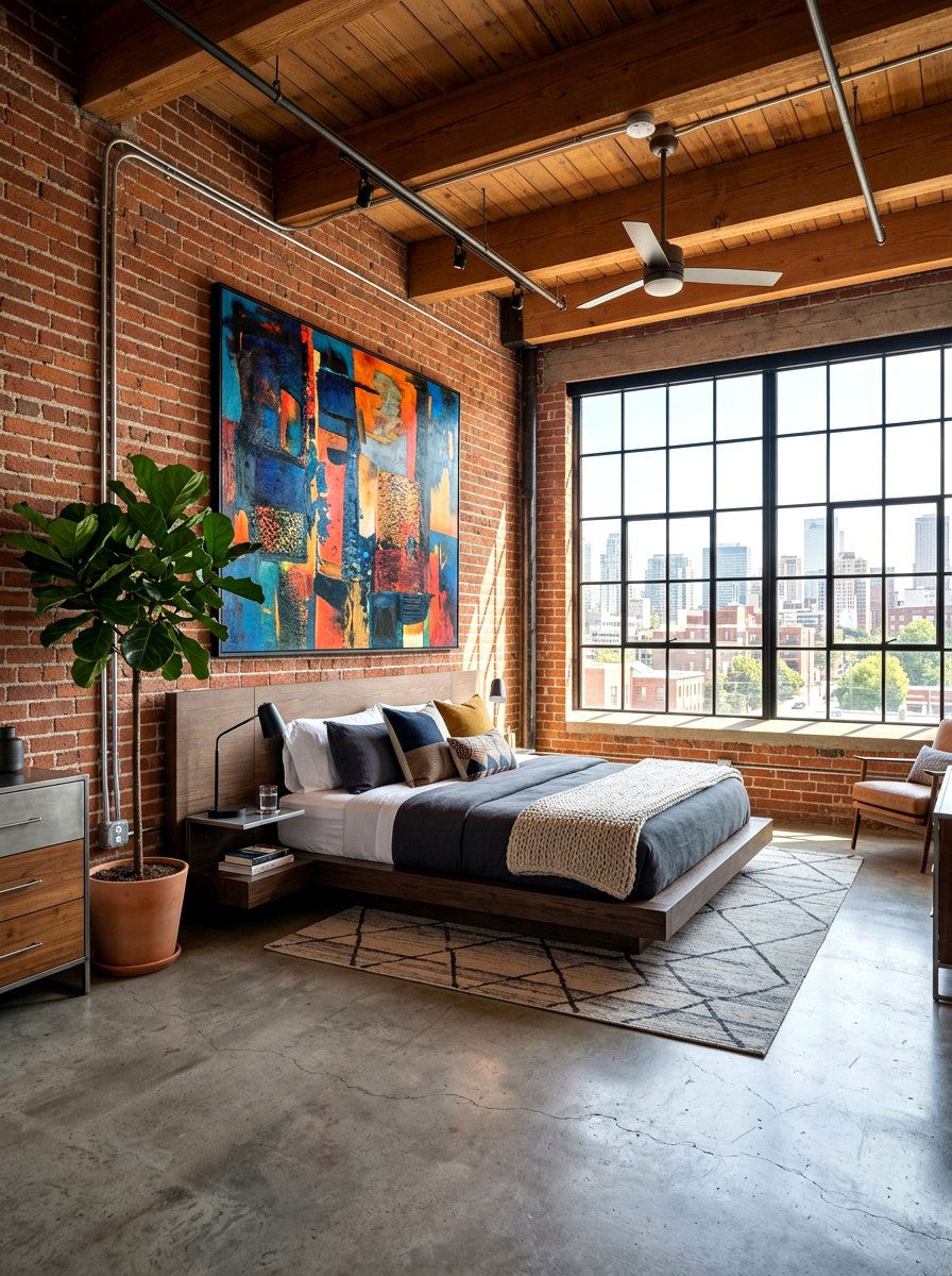 Contemporary Loft Bedroom - 30 couture bedroom ideas
