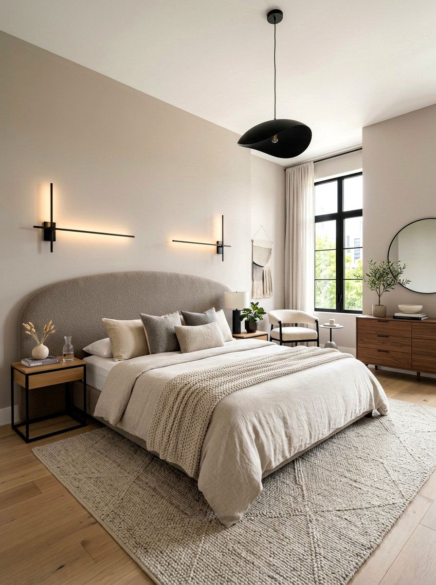 Contemporary Neutral Bedroom - 30 neutral bedroom ideas