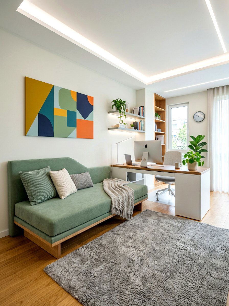 Contemporary Office Daybed Design - 30 daybed office combo ideas