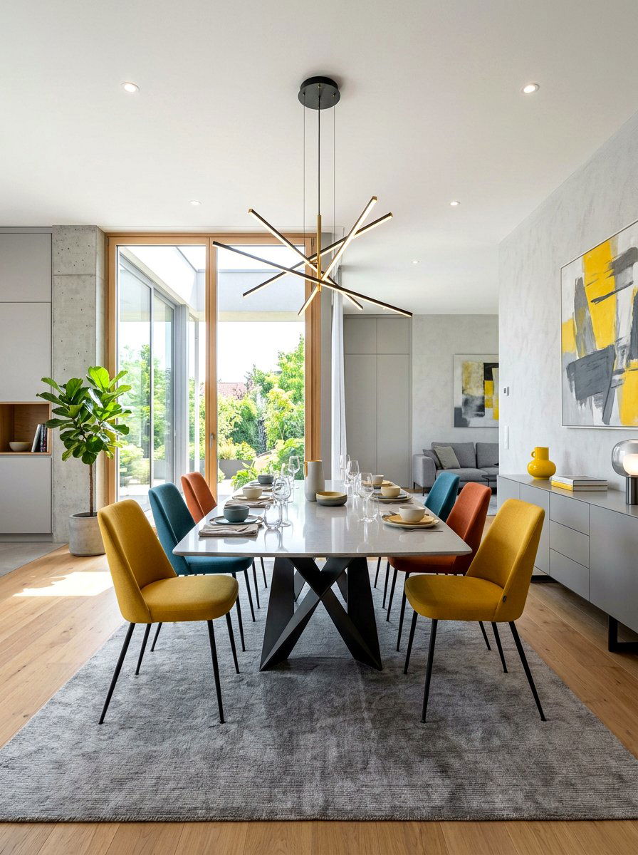 Contemporary Open Dining Room - 30 open dining room ideas