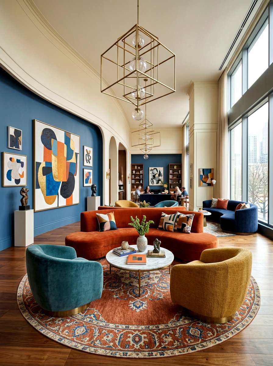 Contemporary Parlor Lounge - 30 parlor room ideas