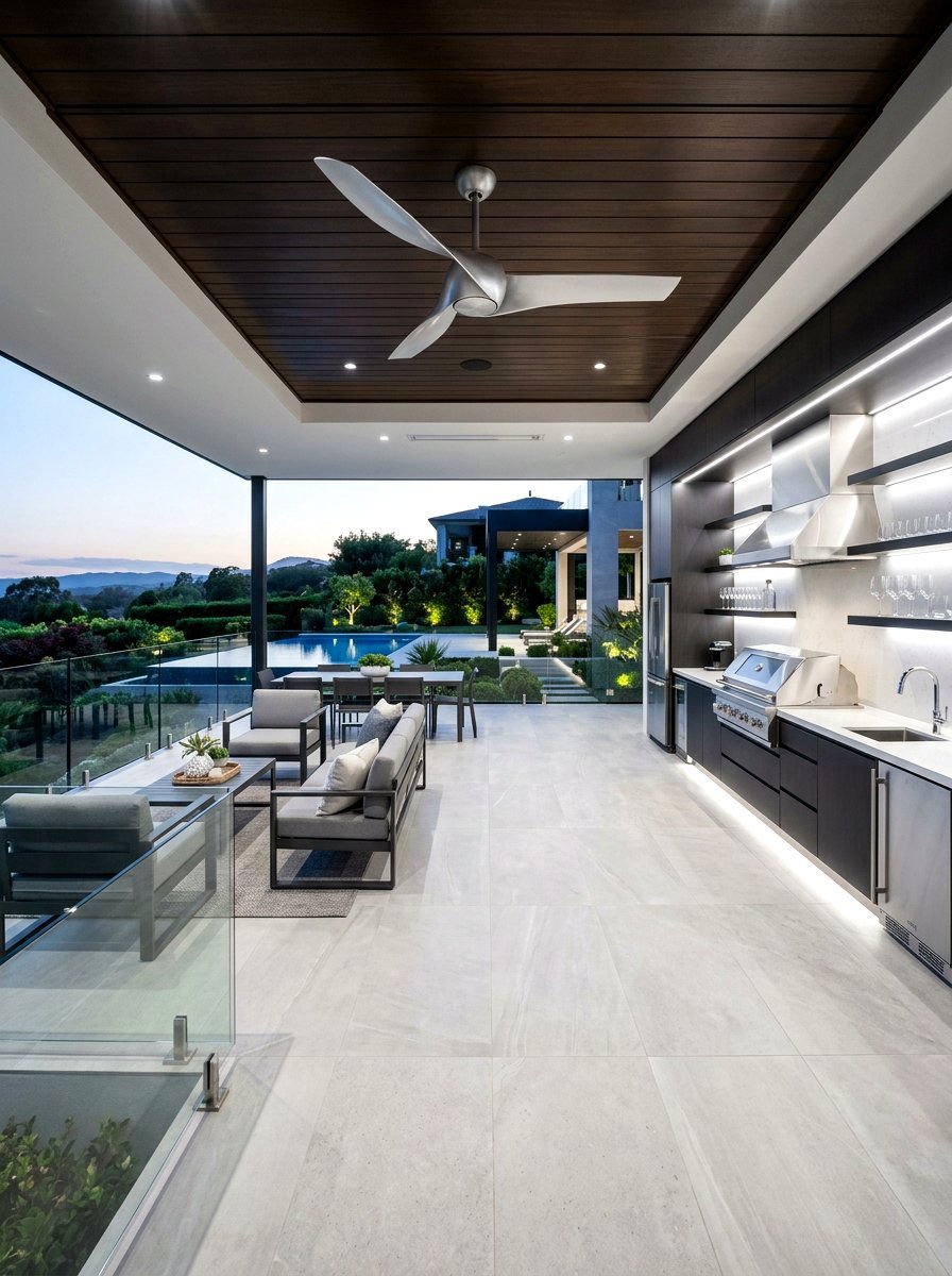 Contemporary Pavilion Fan - 30 pavilion ceiling fan ideas