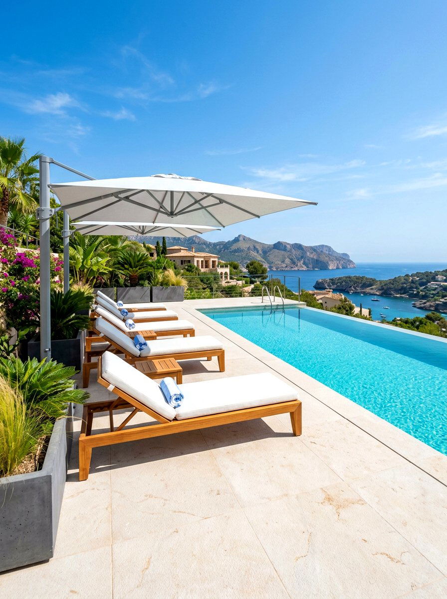 Contemporary Pool Deck - 30 modern patio ideas