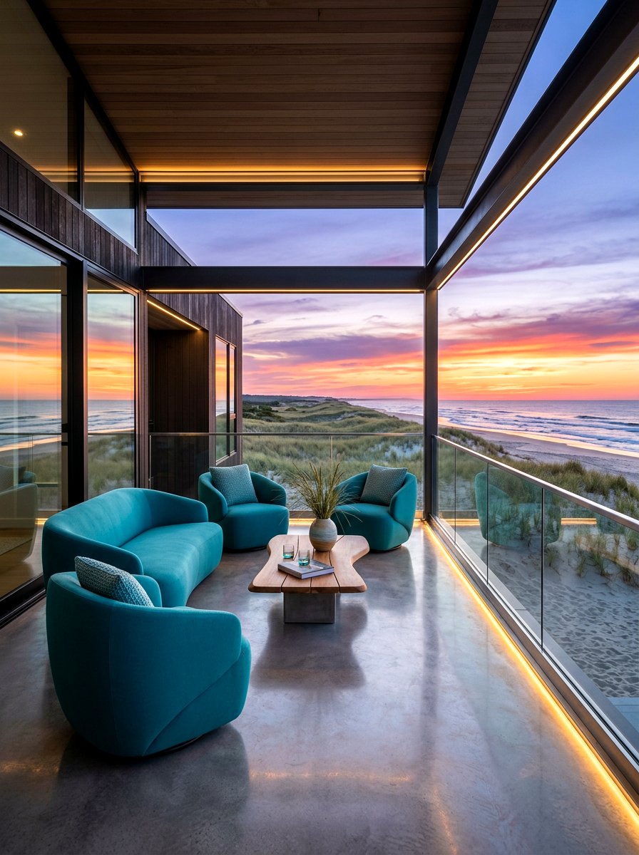 Contemporary Seaside Porch - 30 seaside porch ideas