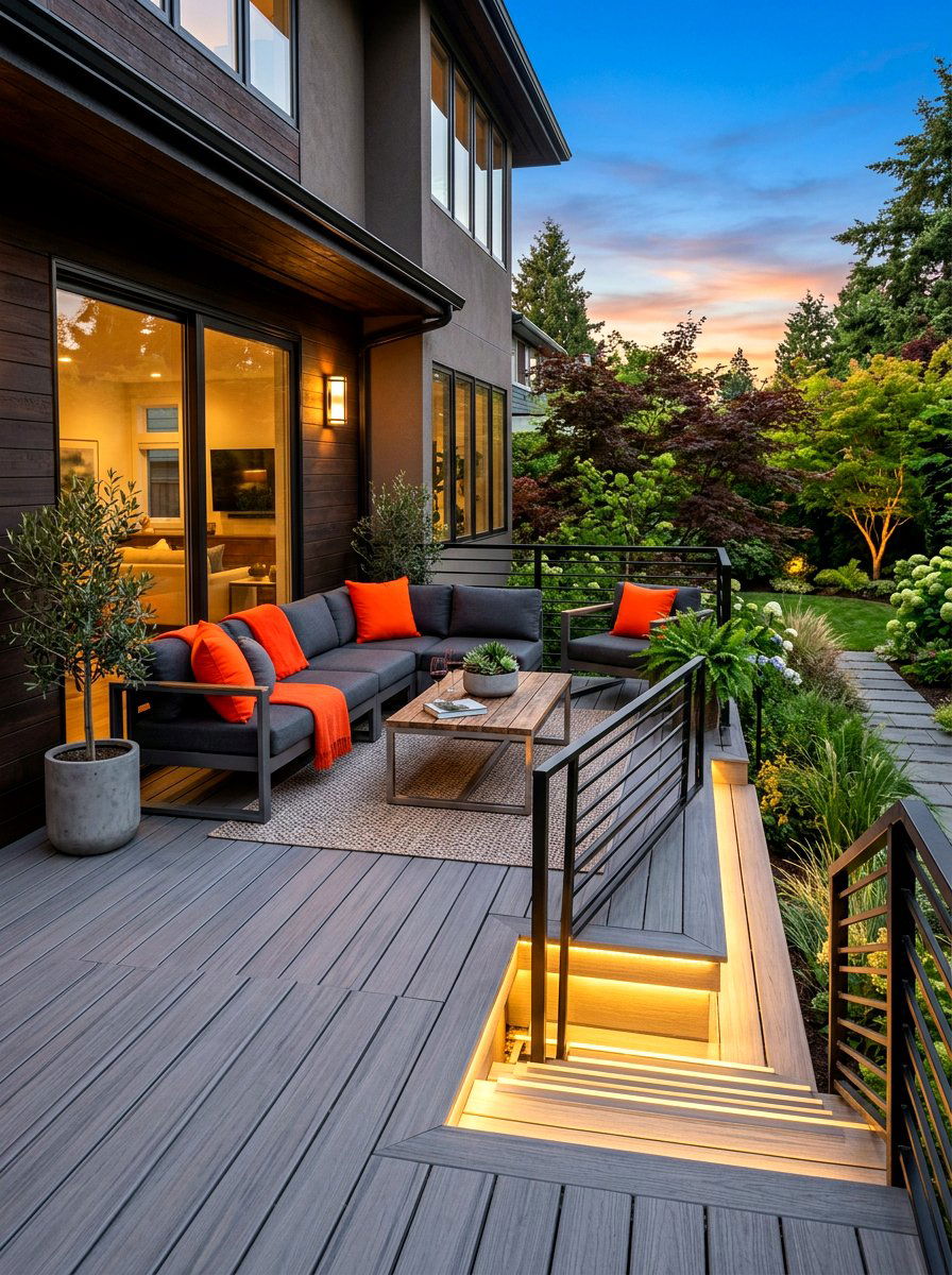 Contemporary Side Porch - 30 side porch ideas