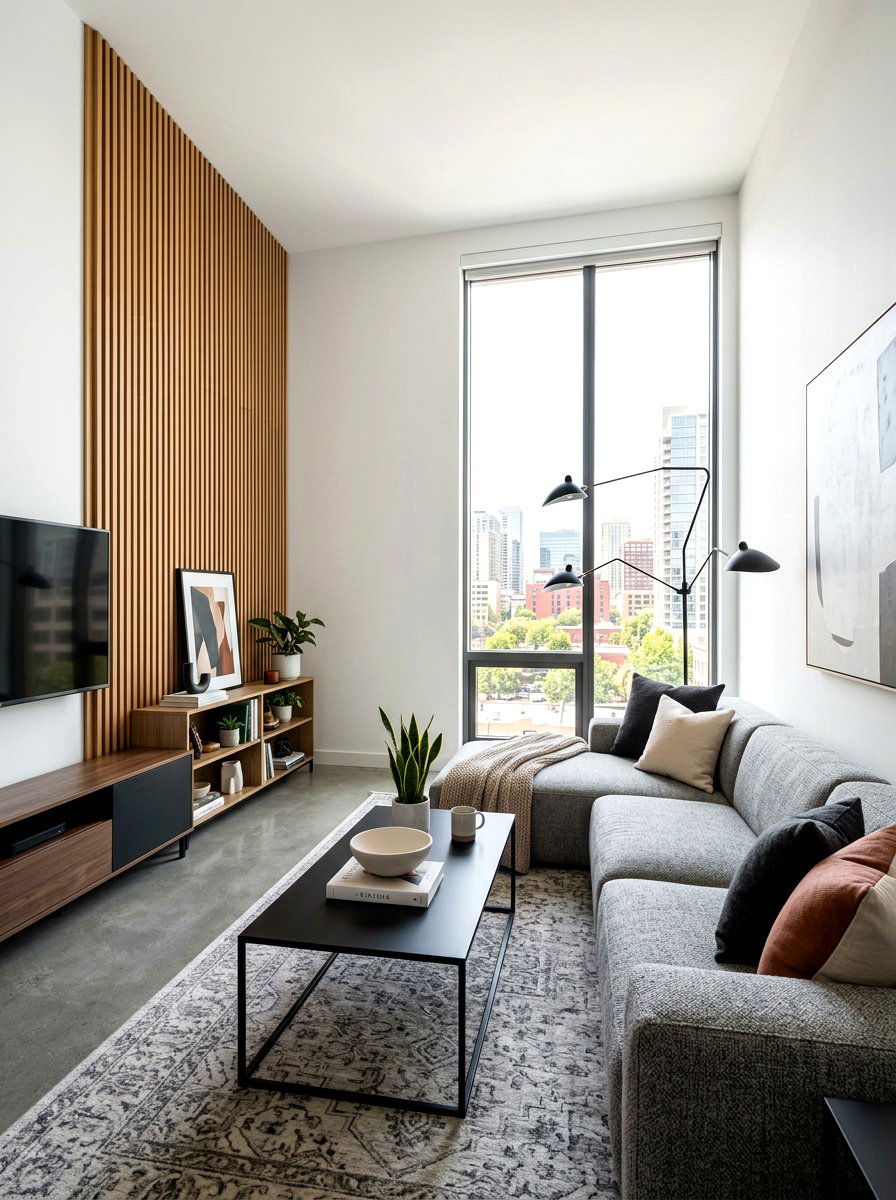 Contemporary Slat Wall - 30 wall panel molding ideas