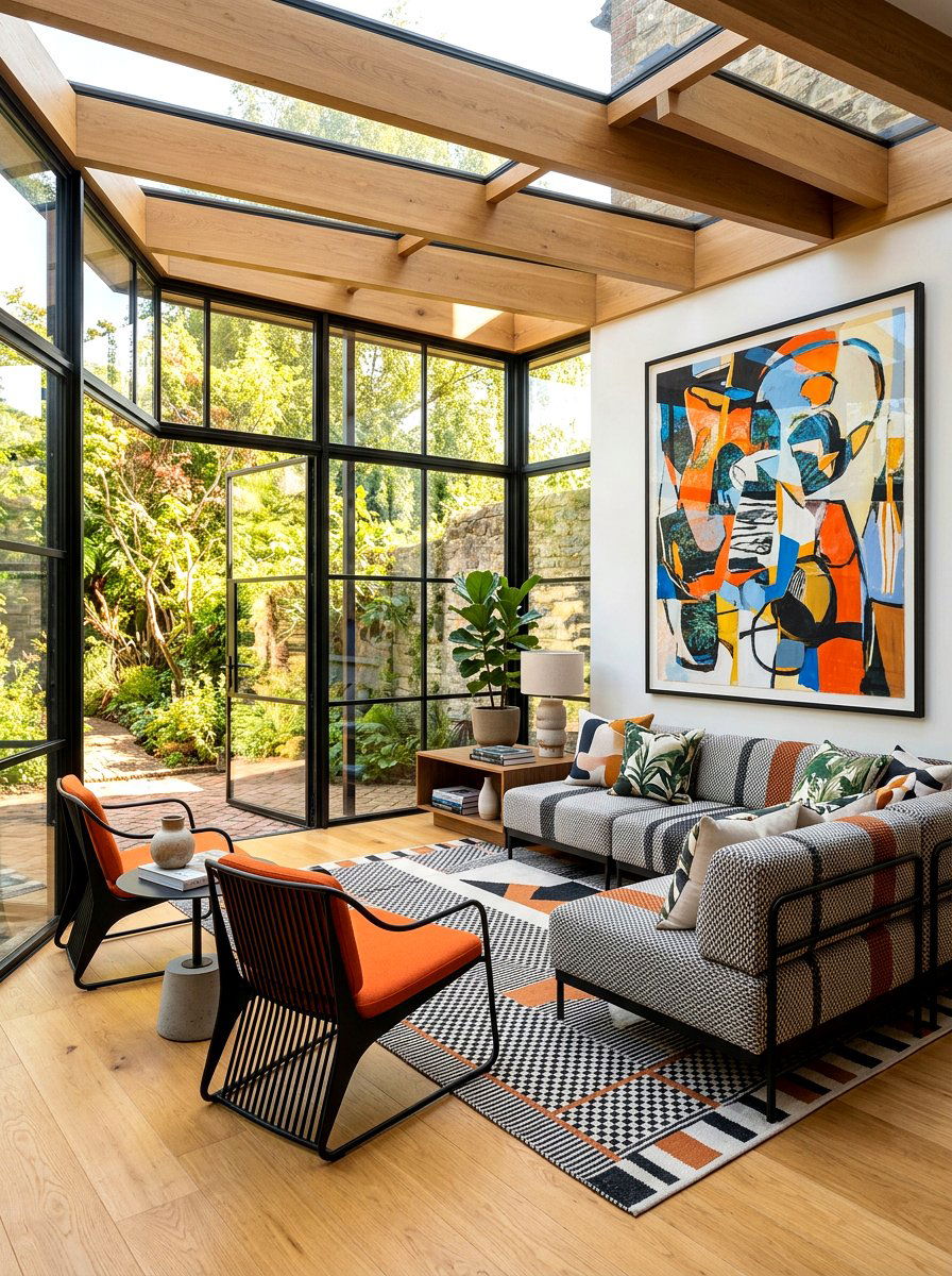 Contemporary Sunroom Furniture - 30 bright sunroom ideas