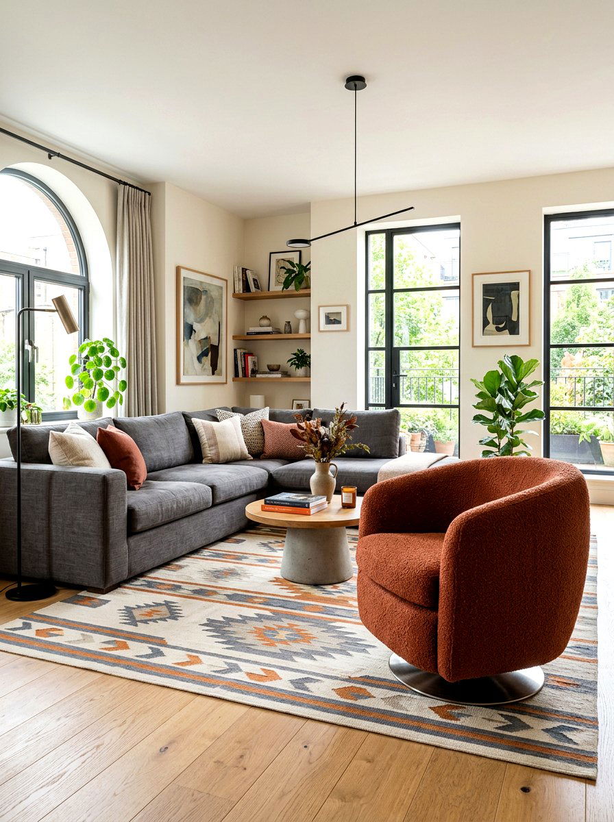 Contemporary Swivel Chair Living Room - 30 swivel accent chair living room ideas