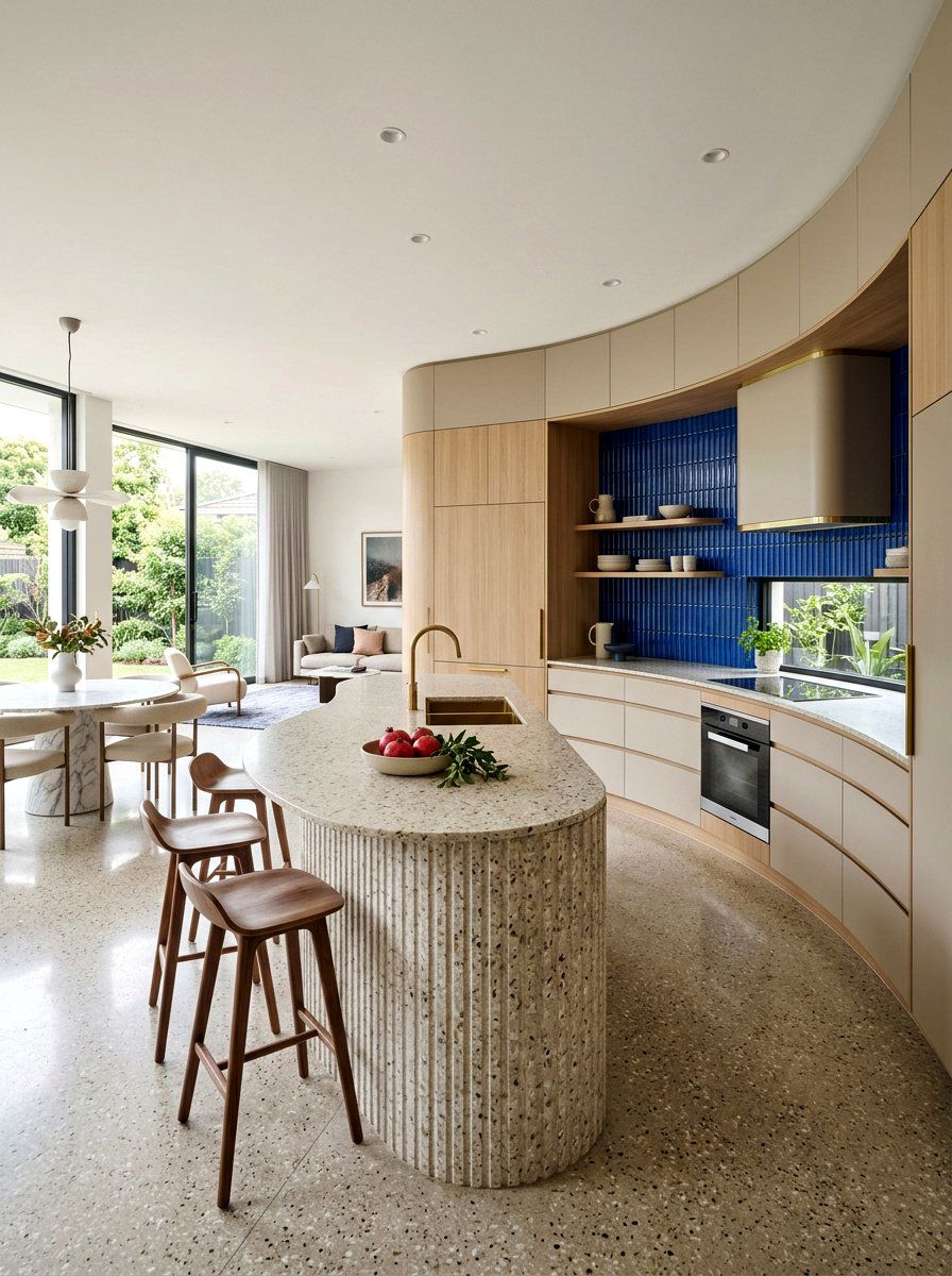 Contemporary Terrazzo Kitchen - 30 terrazzo kitchen ideas
