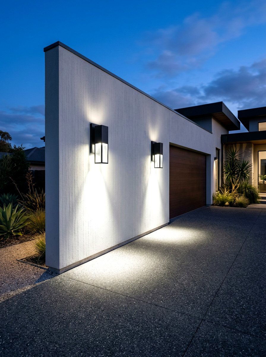 Contemporary Wall Sconces - 30 driveway lighting ideas