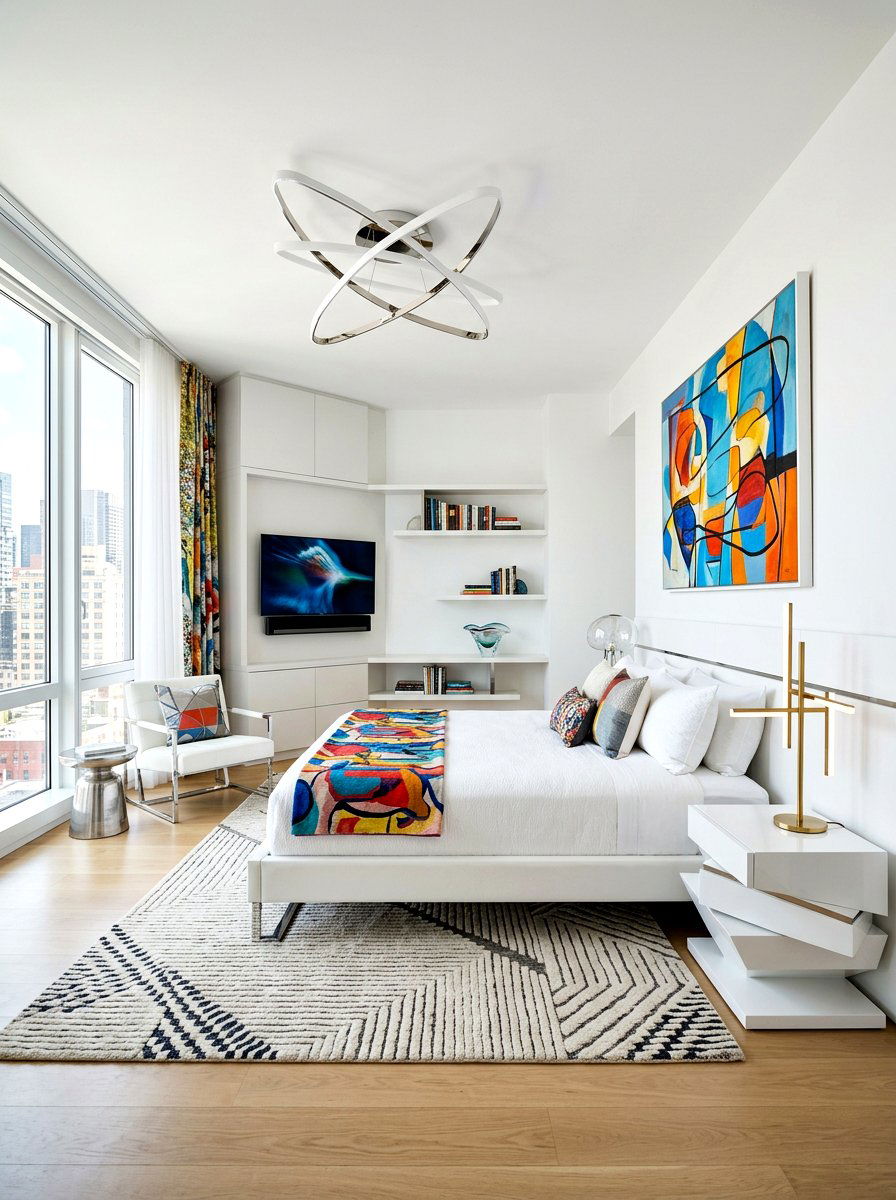 Contemporary White Bedroom - 30 white bedroom ideas